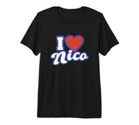 J'aime Nico T-Shirt Haut de Gamme