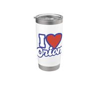 J'aime Orion Gobelet isotherme en acier inoxydable double paroi