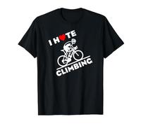J'aime ou Je déteste l'escalade et Le Cyclisme T-Shirt Graphique avec Valeur, Homme, Noir, M