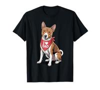 J'aime Papa Basenji Lover Dog Dad T-Shirt