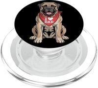 J'aime Papa Bullmastiff Lover Dog Dad PopSockets PopGrip pour MagSafe