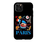 J'aime Paris, Paris, France, Culture, Doodles, Graphisme Coque pour iPhone 11 Pro