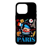 J'aime Paris, Paris, France, Culture, Doodles, Graphisme Coque pour iPhone 16 Pro