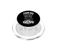 J'aime Pas Les Gens - Humour Drole Chat Mignon Grognon PopSockets PopGrip pour MagSafe