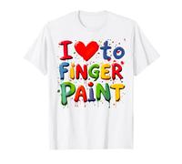 J'aime Peindre au Doigt Les Couples J'aime Peindre au Doigt Les Femmes T-Shirt