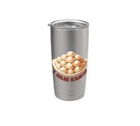 J'aime pelmeni disant en russe drôle de Russie Gobelet isotherme en acier inoxydable double paroi