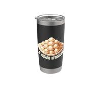 J'aime pelmeni disant en russe drôle de Russie Gobelet isotherme en acier inoxydable double paroi
