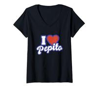 J'aime Pepito T-Shirt avec Col en V