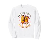J'aime Quand tu ES Un Couple de Corny Corndog Sweatshirt