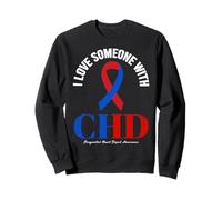 J'aime Quelqu'un avec Une maladie Cardiaque congénitale Sensibilisation à la maladie coronarienne Sweatshirt
