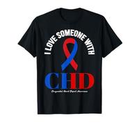 J'aime Quelqu'un avec Une maladie Cardiaque congénitale Sensibilisation à la maladie coronarienne T-Shirt