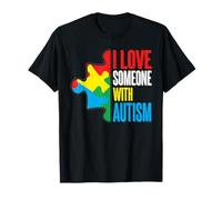 J'aime Quelqu'un Qui est sensibilisé à l'Autisme T-Shirt