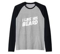 J'aime sa Barbe, J'aime Ses Fesses Assorties à Deux Compliments Manche Raglan