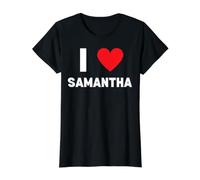 J'aime Samantha T-Shirt Graphique avec Valeur