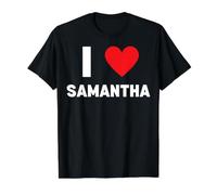 J'aime Samantha T-Shirt Graphique avec Valeur