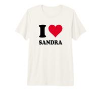 J'aime Sandra T-Shirt Haut de Gamme
