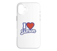 J'aime Simon Coque pour iPhone 16 Plus