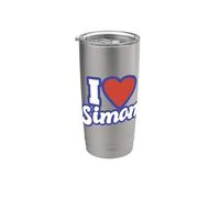 J'aime Simon Gobelet isotherme en acier inoxydable double paroi