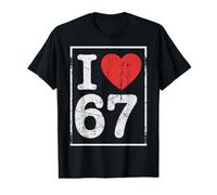 J'aime Six Sept 67 T-Shirt Graphique avec Valeur