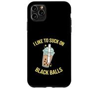 J'aime sucer des boules noires : Suck My Balls Boba Funny Coque pour iPhone 11 Pro Max