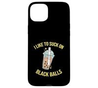 J'aime sucer des boules noires : Suck My Balls Boba Funny Coque pour iPhone 15 Plus