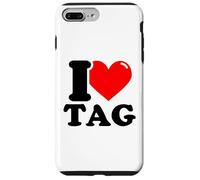 J'aime Tag Coque pour iPhone 7 Plus/8 Plus