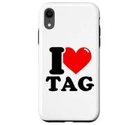 J'aime Tag Coque pour iPhone XR