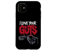 J'aime tes tripes, Horreur Zombie drôle, Halloween Coque pour iPhone 11