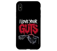 J'aime tes tripes, Horreur Zombie drôle, Halloween Coque pour iPhone XS Max