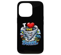 J'aime The Swirl, Jeu de Chasse aux tempêtes Amusant Coque pour iPhone 13 Pro