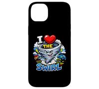 J'aime The Swirl, Jeu de Chasse aux tempêtes Amusant Coque pour iPhone 14 Plus