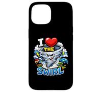 J'aime The Swirl, Jeu de Chasse aux tempêtes Amusant Coque pour iPhone 15