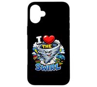 J'aime The Swirl, Jeu de Chasse aux tempêtes Amusant Coque pour iPhone 16 Plus