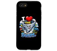 J'aime The Swirl, Jeu de Chasse aux tempêtes Amusant Coque pour iPhone SE (2020) / 7/8