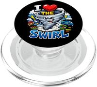 J'aime The Swirl, Jeu de Chasse aux tempêtes Amusant PopSockets PopGrip pour MagSafe