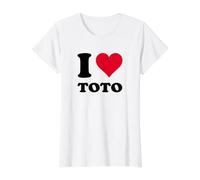J'aime Toto T-Shirt Graphique avec Valeur