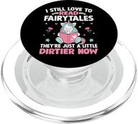 J'aime Toujours Lire des Contes de fées, Une lectrice de Livres romantiques PopSockets PopGrip pour MagSafe