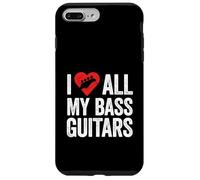 J'aime Toutes Mes Guitares Basses pour Bassiste Coque pour iPhone 7 Plus/8 Plus