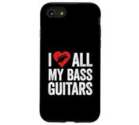 J'aime Toutes Mes Guitares Basses pour Bassiste Coque pour iPhone SE (2020) / 7/8
