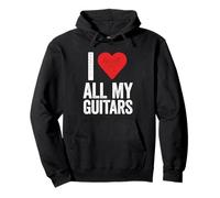 J'aime Toutes Mes Guitares pour Guitariste collectionneur Sweat à Capuche