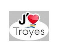 J'aime Troyes (15x11cm) - Sticker/Autocollant