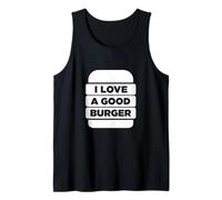 J'aime Un Bon Hamburger, Griller des Hamburgers au Barbecue et à la Restauration Rapide Débardeur
