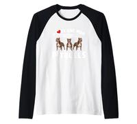 J'aime un homme mais pas mal de pitbulls Manche Raglan