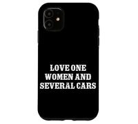 J'aime Une Femme et Plusieurs Voitures Funny Car Guy Car Lover Coque pour iPhone 11