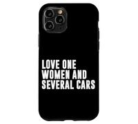 J'aime Une Femme et Plusieurs Voitures Funny Car Guy Car Lover Coque pour iPhone 11 Pro