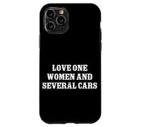 J'aime Une Femme et Plusieurs Voitures Funny Car Guy Car Lover Coque pour iPhone 11 Pro