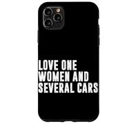 J'aime Une Femme et Plusieurs Voitures Funny Car Guy Car Lover Coque pour iPhone 11 Pro Max