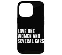 J'aime Une Femme et Plusieurs Voitures Funny Car Guy Car Lover Coque pour iPhone 13 Pro