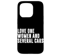 J'aime Une Femme et Plusieurs Voitures Funny Car Guy Car Lover Coque pour iPhone 15 Pro