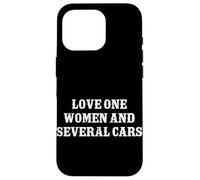 J'aime Une Femme et Plusieurs Voitures Funny Car Guy Car Lover Coque pour iPhone 16 Pro